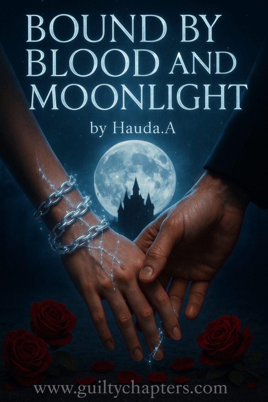 Book cover for Bound by Blood and Moonlight - dark paranormal vampire romance with supernatural elements