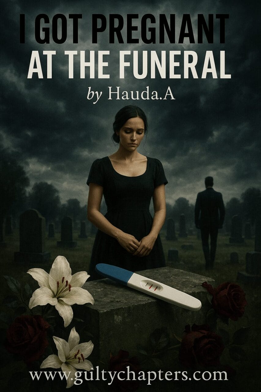 Book cover for I Got Pregnant at the Funeral - forbidden romance and secret pregnancy story with moody aesthetic