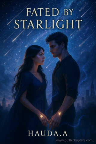 Compelling book cover for Fated by Starlight, a serialized paranormal fantasy story on Guilty Chapters.