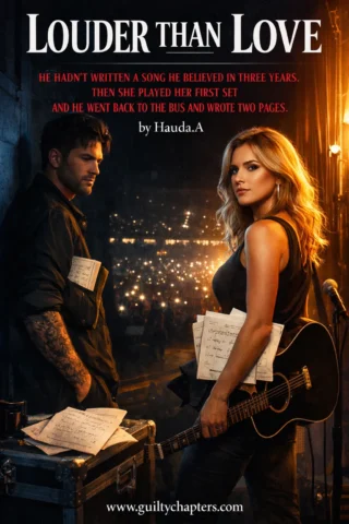 A romance novel book cover titled "Louder Than Love," featuring an emotive and atmospheric design.