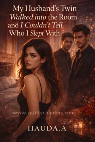 Book cover for 'My Husband's Twin', a high-drama mistaken identity romance featuring a woman who can't tell her husband and his twin apart.